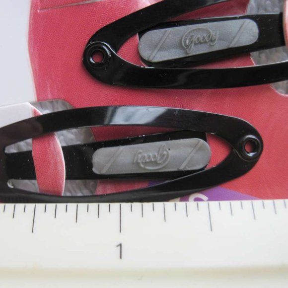 6 Goody Stay Put Slide Proof Hair Snap Clips Secure Hold Fit Black Blonde Brown - Picture 3 of 14